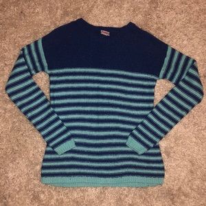 Justice Blue Stripped Sweater
